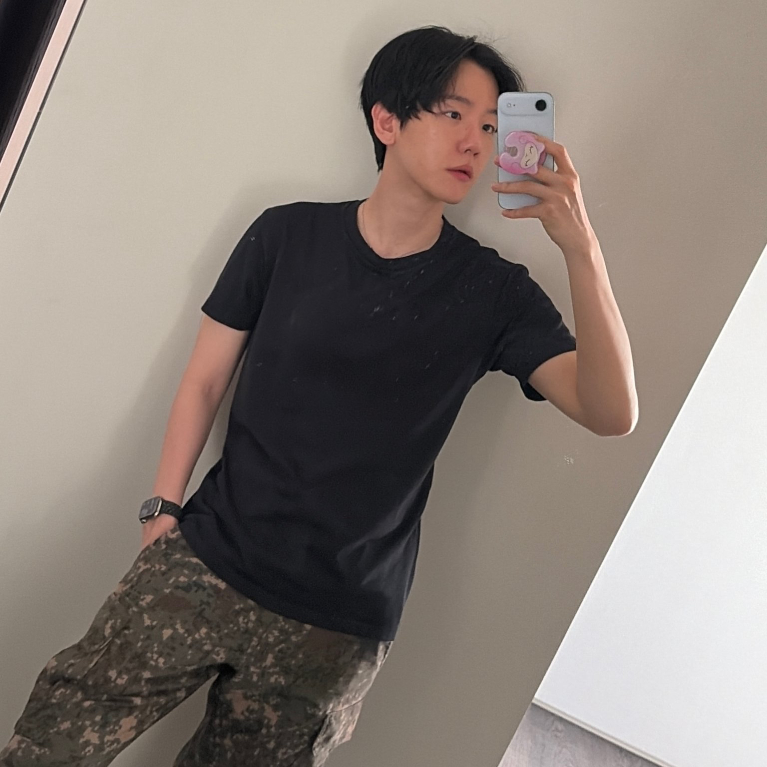 Recent activity shot of Baekhyun