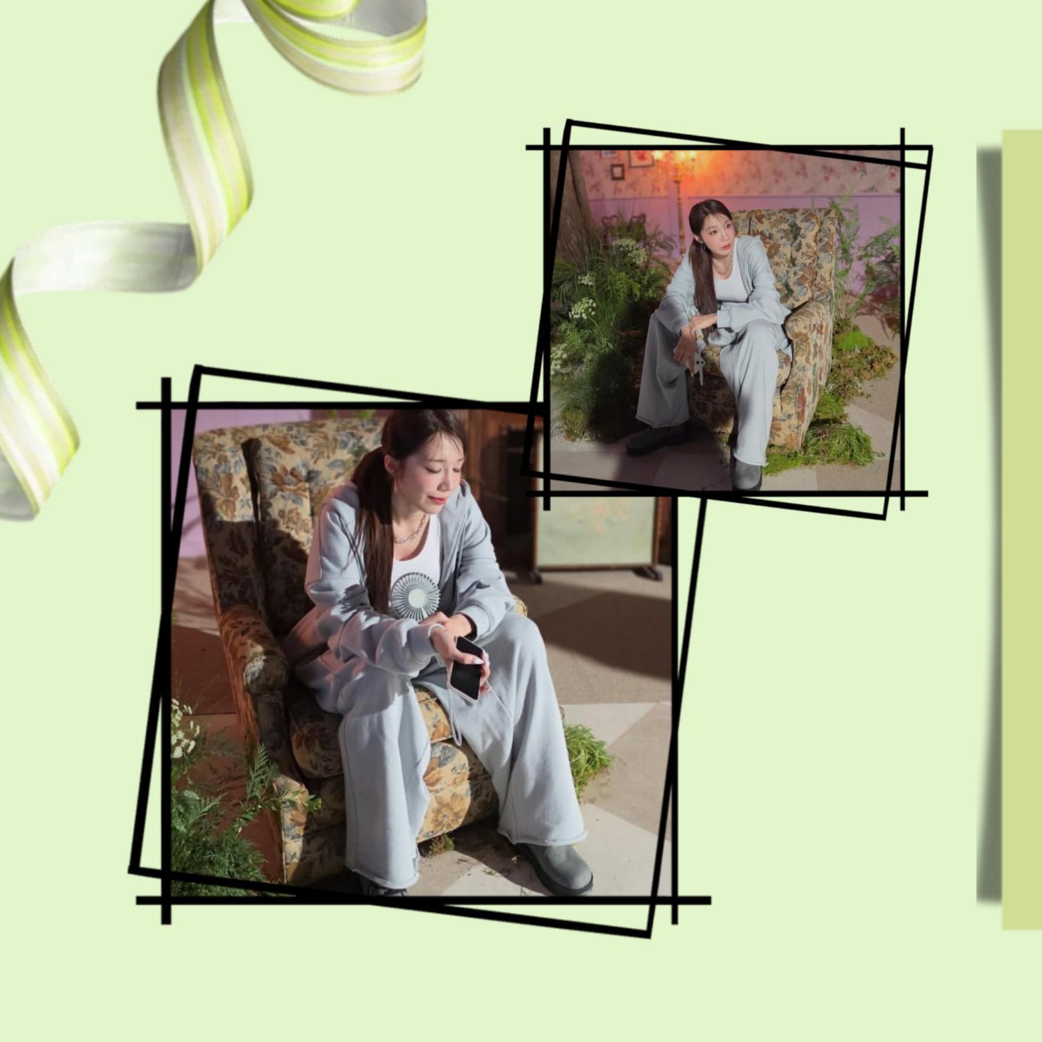 A moment captured by a fan of Jung Eunji