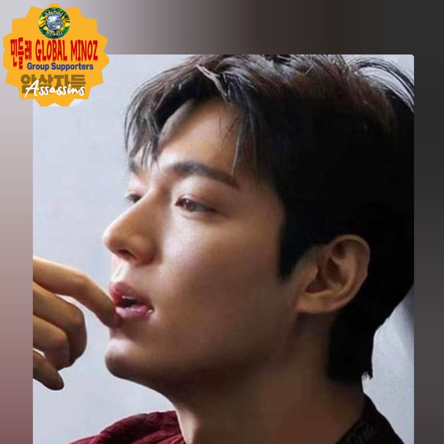 粉丝拍下的李敏镐瞬间