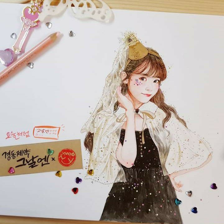 Behind-the-scenes cut of IU