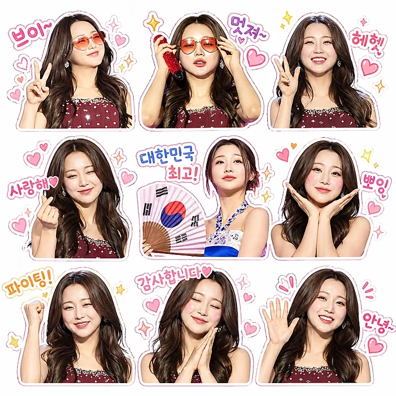 粉丝拍下的洪智允瞬间