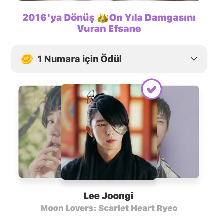 Recent activity shot of Lee Joongi