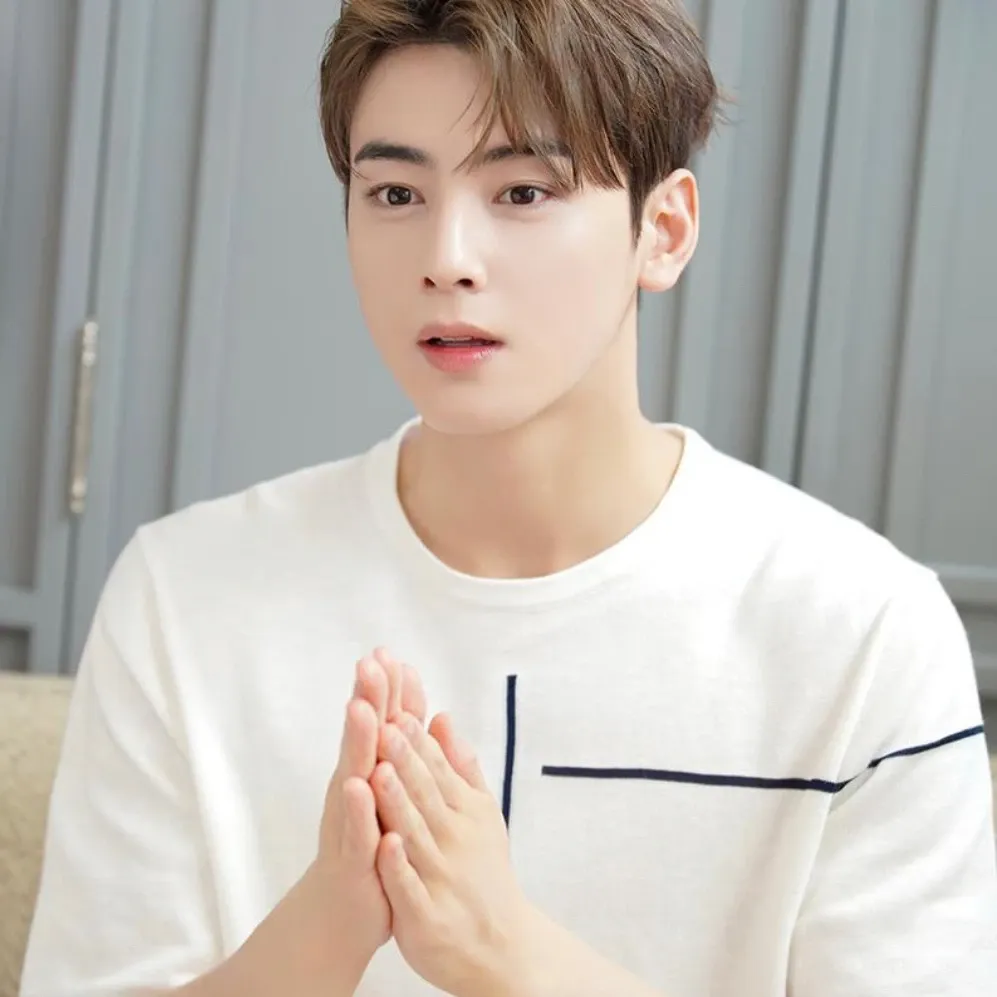 A moment captured by a fan of Cha Eunwoo