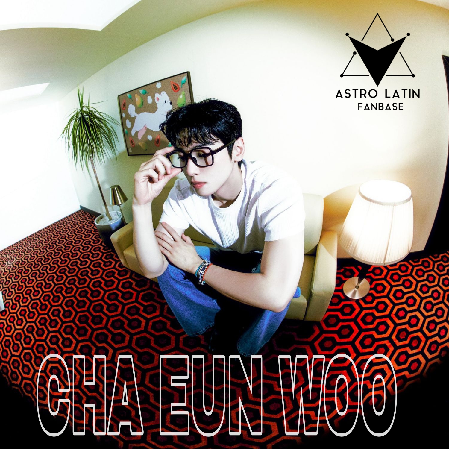 Behind-the-scenes cut of Cha Eunwoo