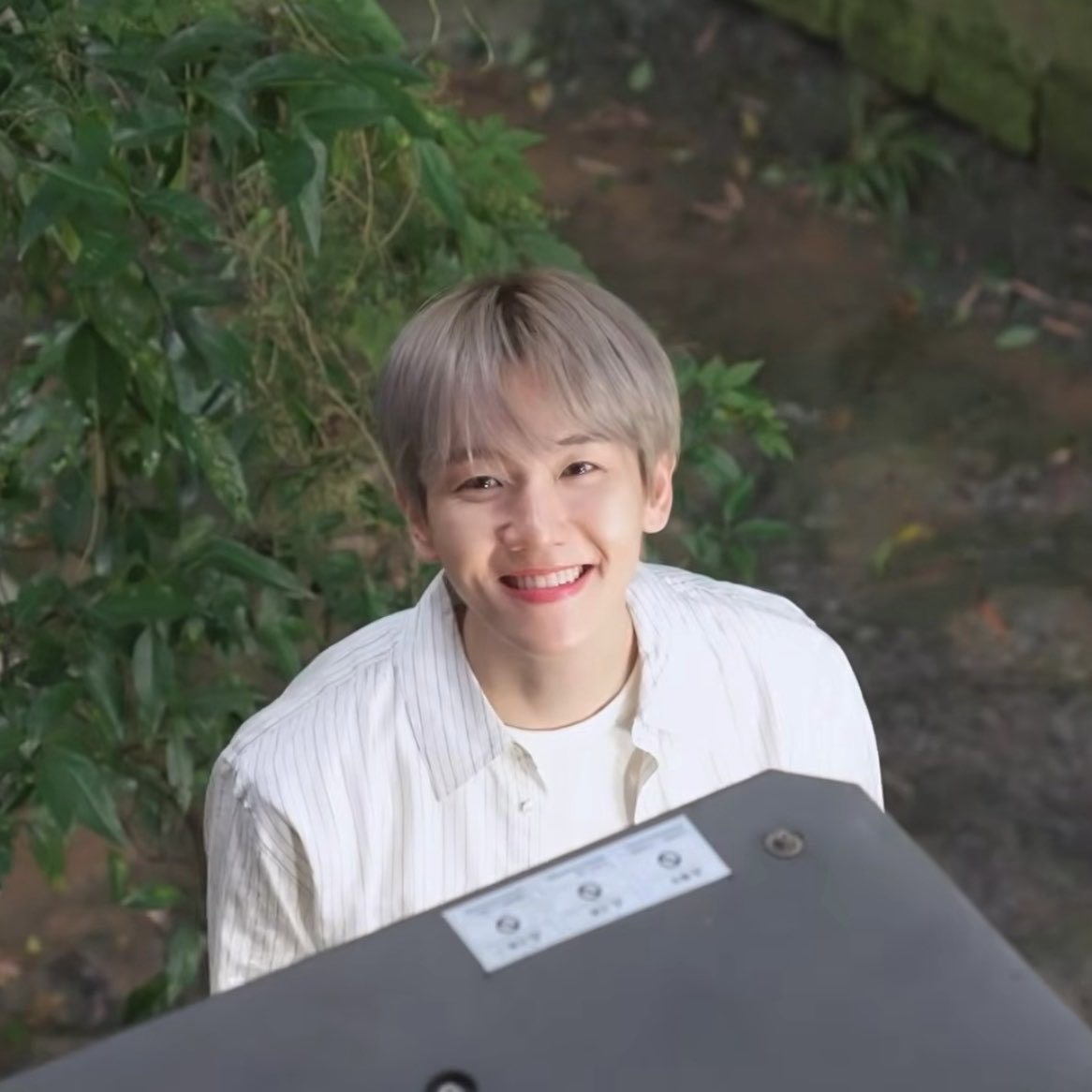 Recent activity shot of Baekhyun