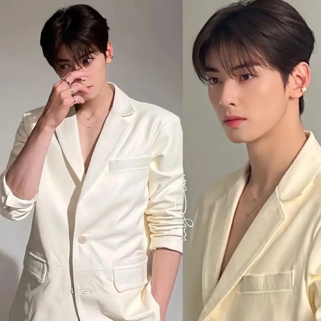 Behind-the-scenes cut of Cha Eunwoo