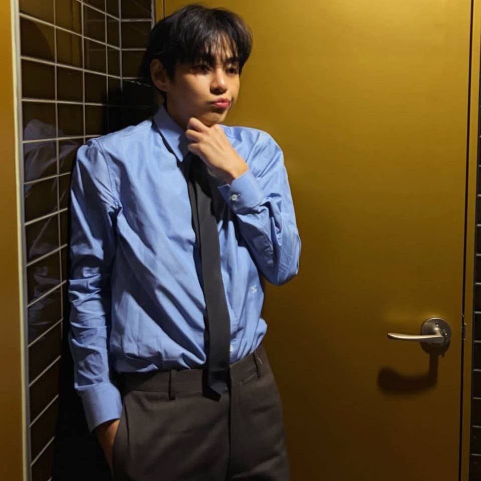 A moment captured by a fan of Kim Taehyung (V)