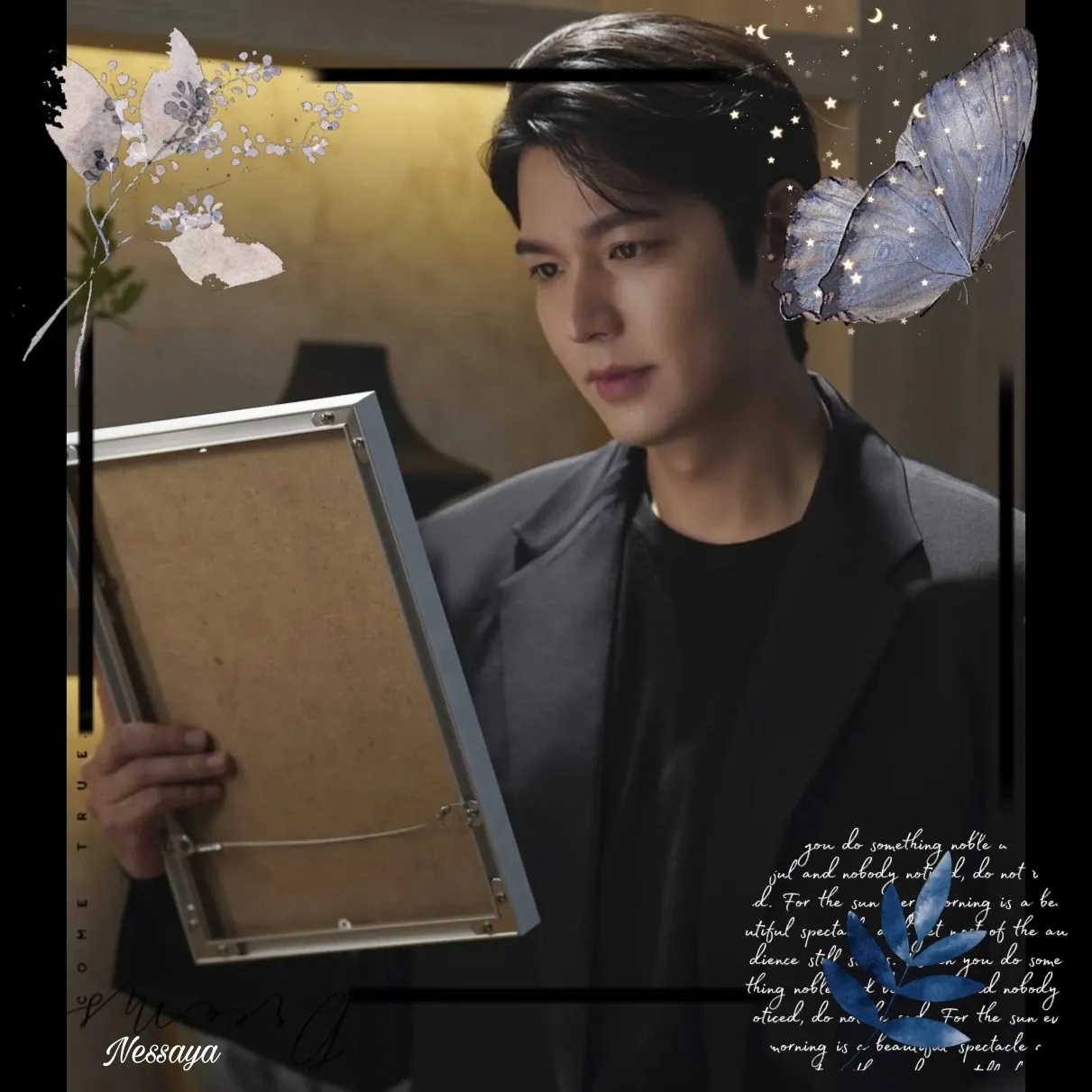 粉絲拍下的李敏鎬瞬間