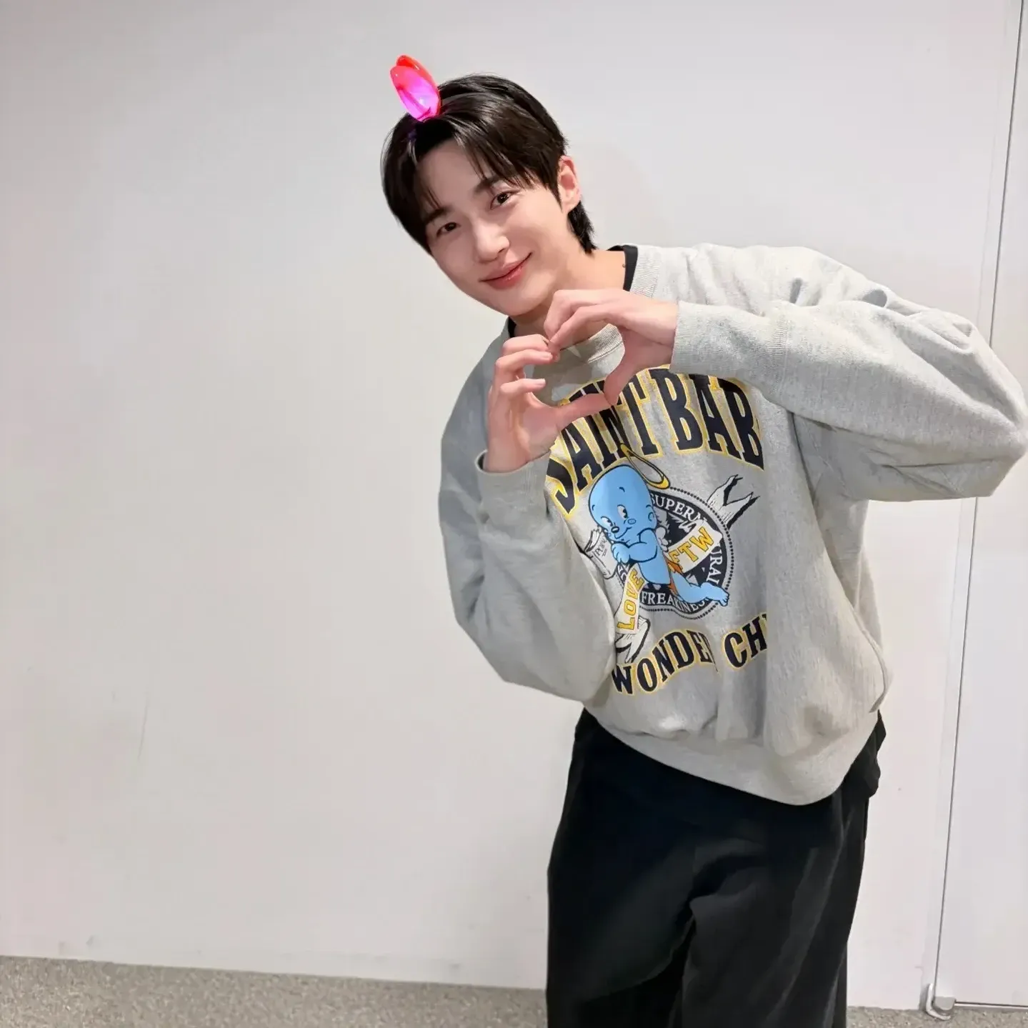 Recent activity shot of Byeon Wooseok