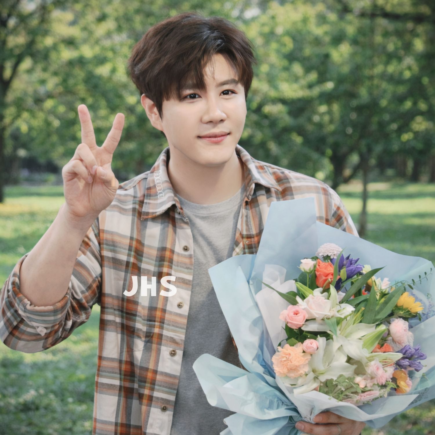 Behind-the-scenes cut of Jin Haesung