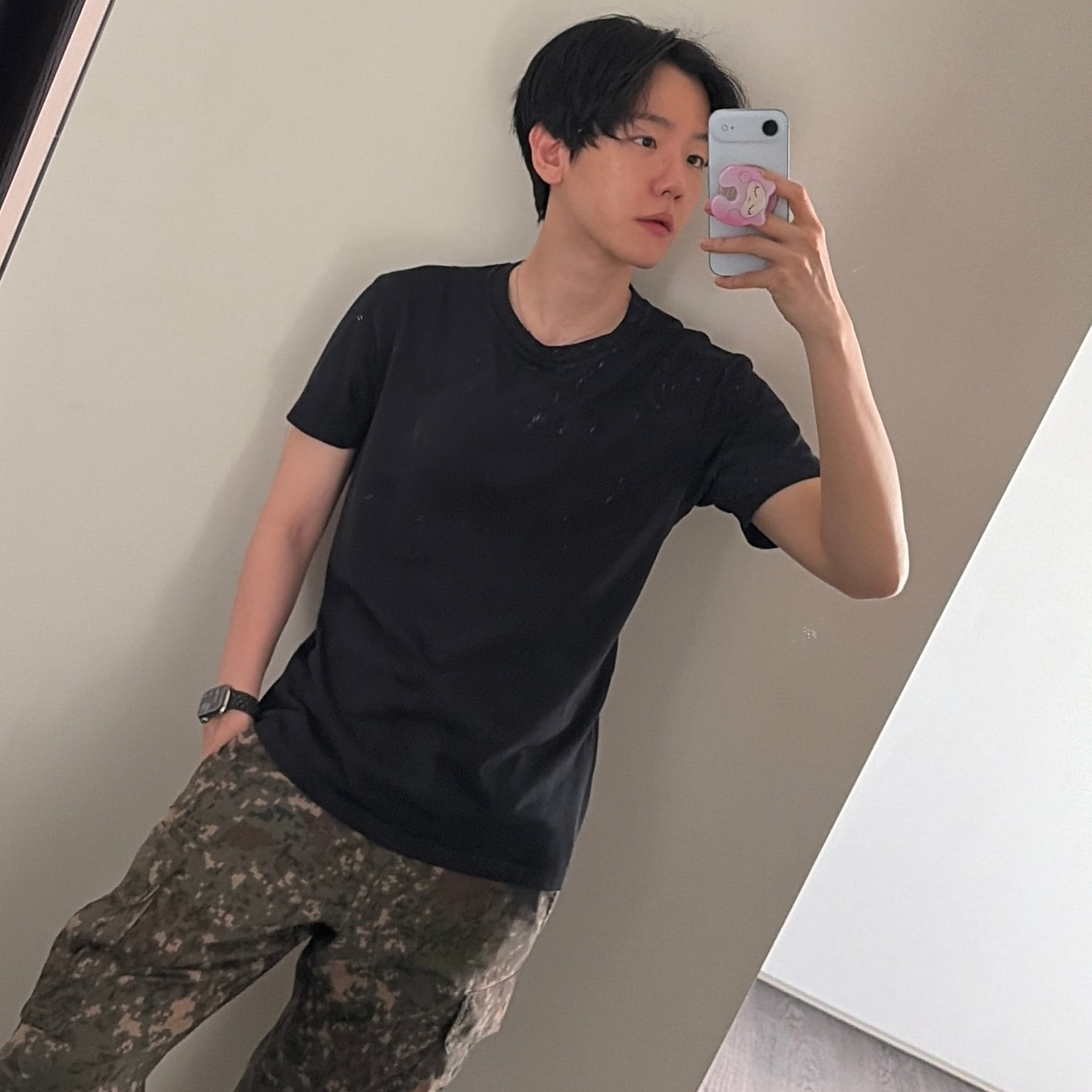 Recent activity shot of Baekhyun