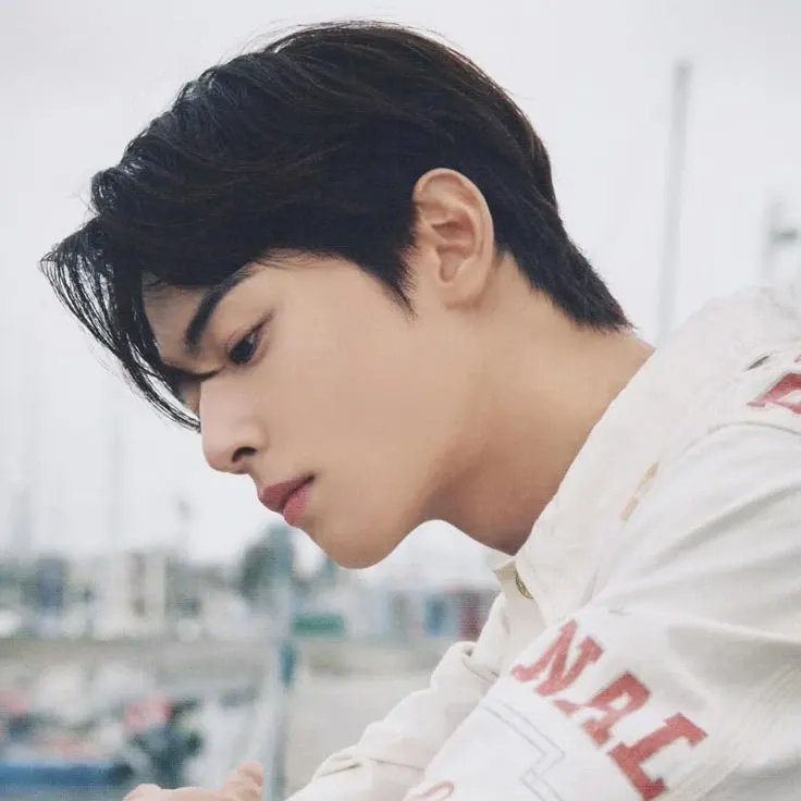 Behind-the-scenes cut of Cha Eunwoo