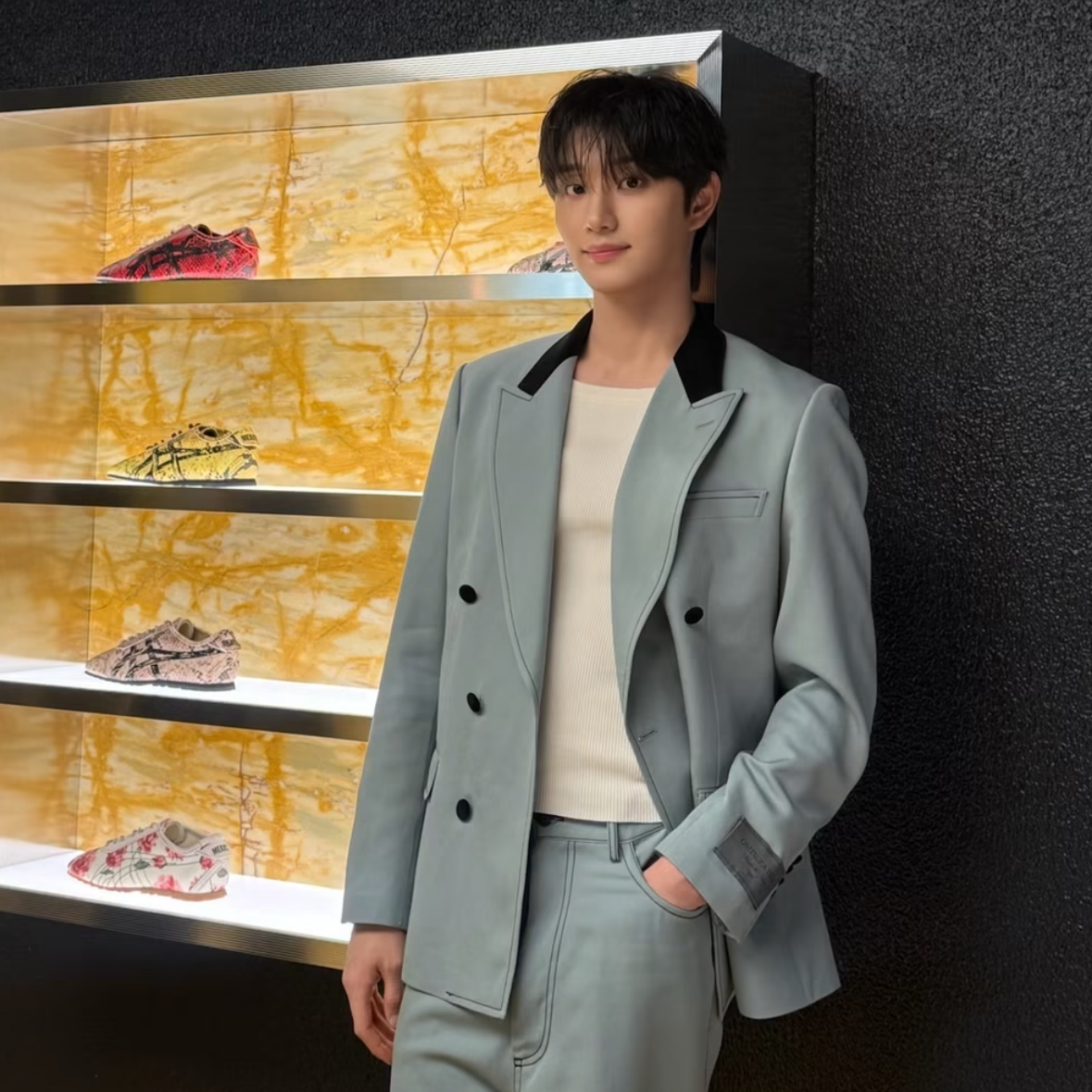Recent activity shot of Kim Jaewon