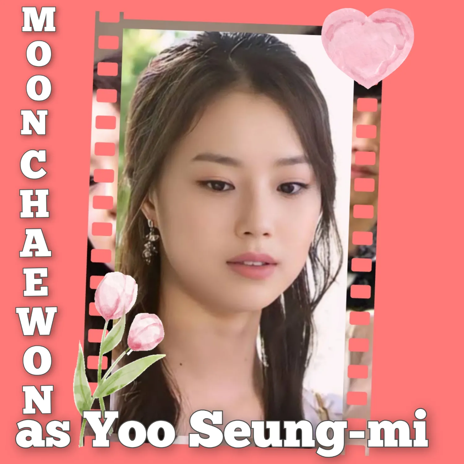 Behind-the-scenes cut of Moon Chaewon