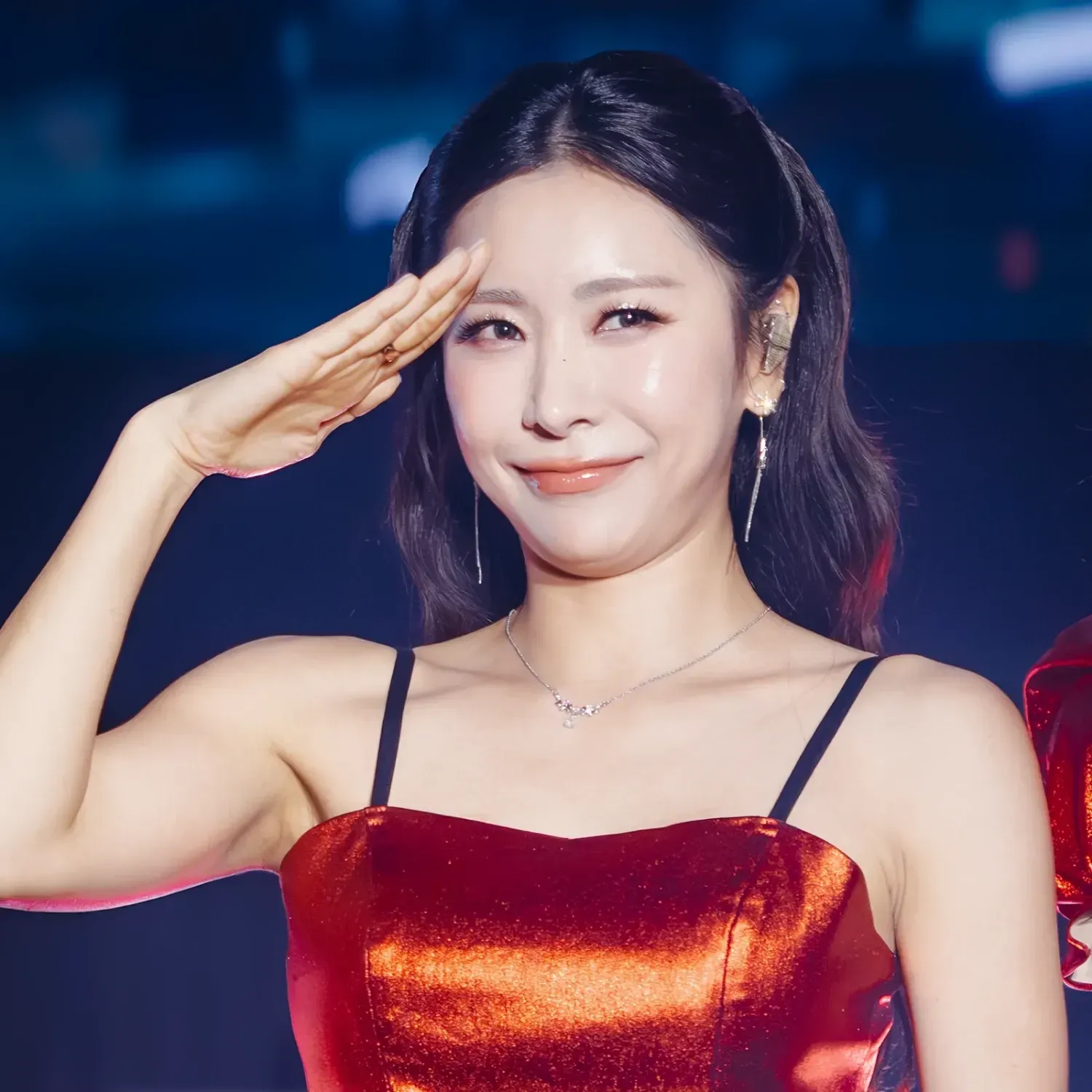 A moment captured by a fan of Huh Chanmi