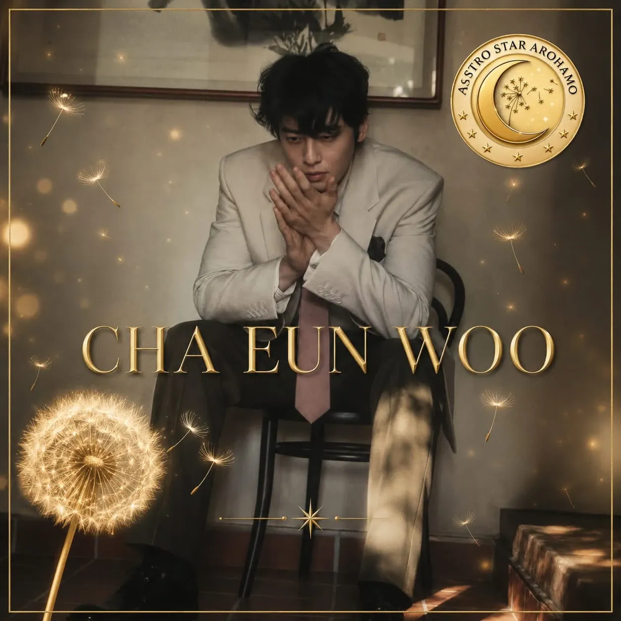 Behind-the-scenes cut of Cha Eunwoo