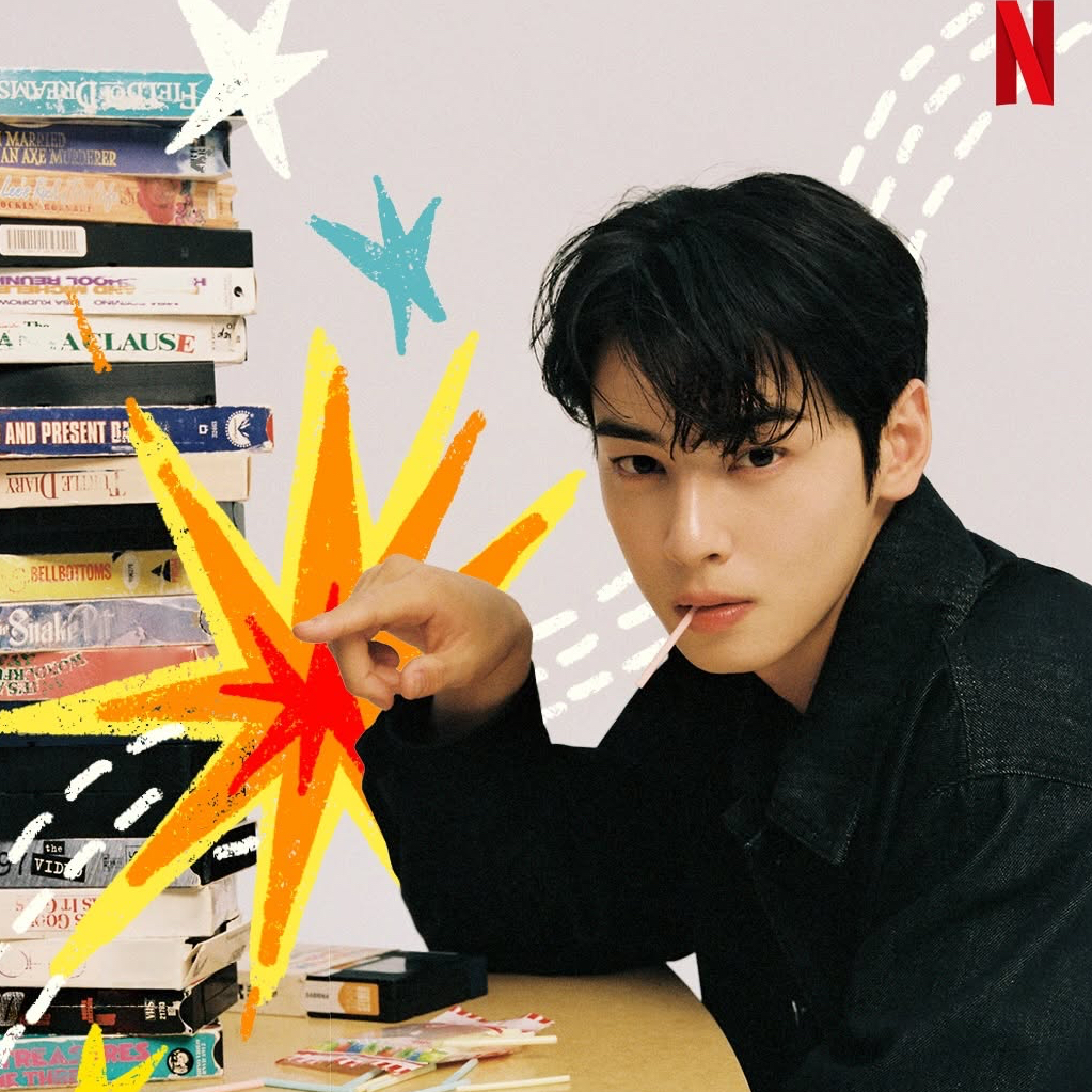 Behind-the-scenes cut of Cha Eunwoo