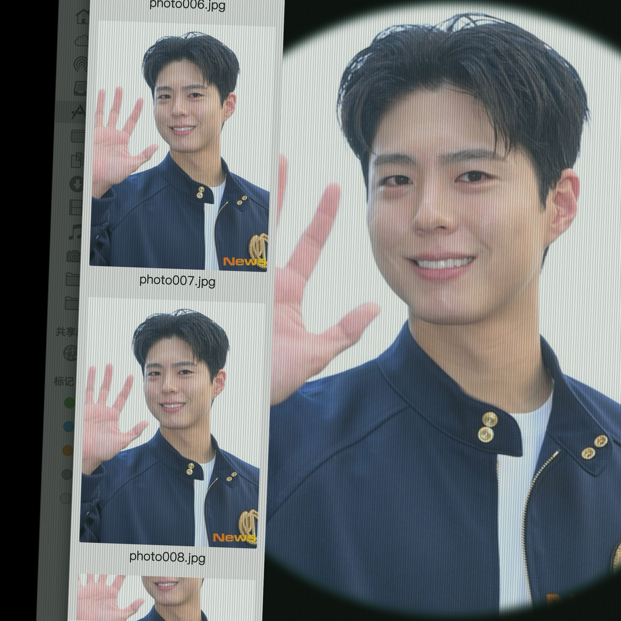 ファンが撮影したパク・ボゴムの瞬間