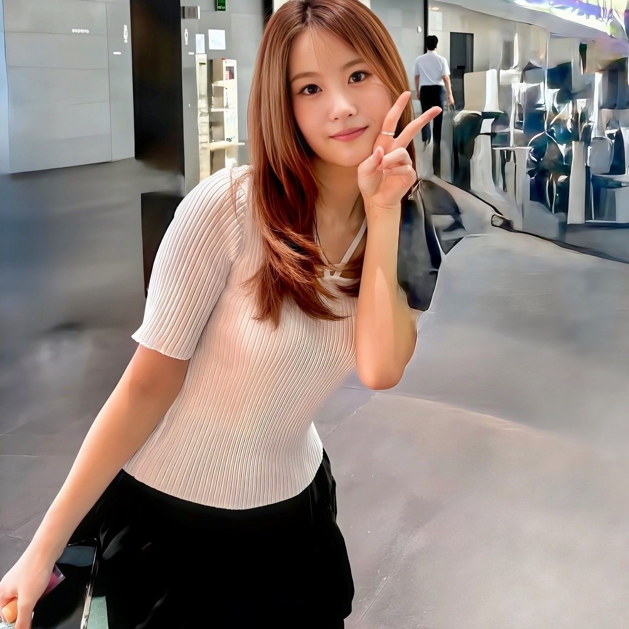 粉絲拍下的Oh Yujin瞬間