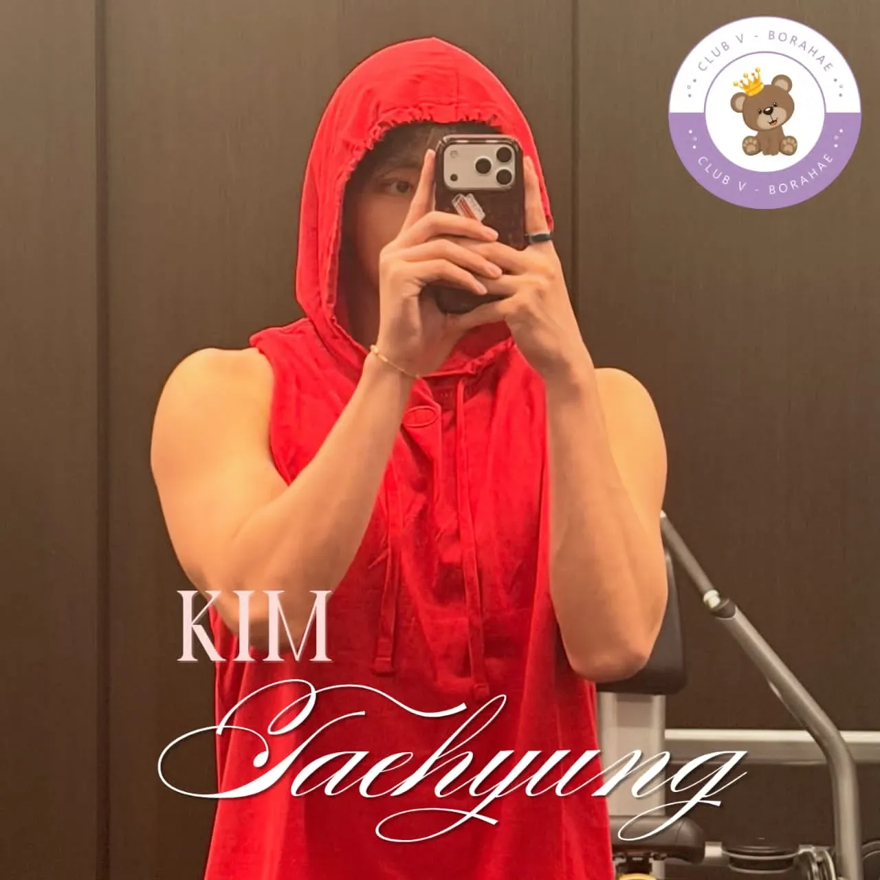 A moment captured by a fan of Kim Taehyung (V)