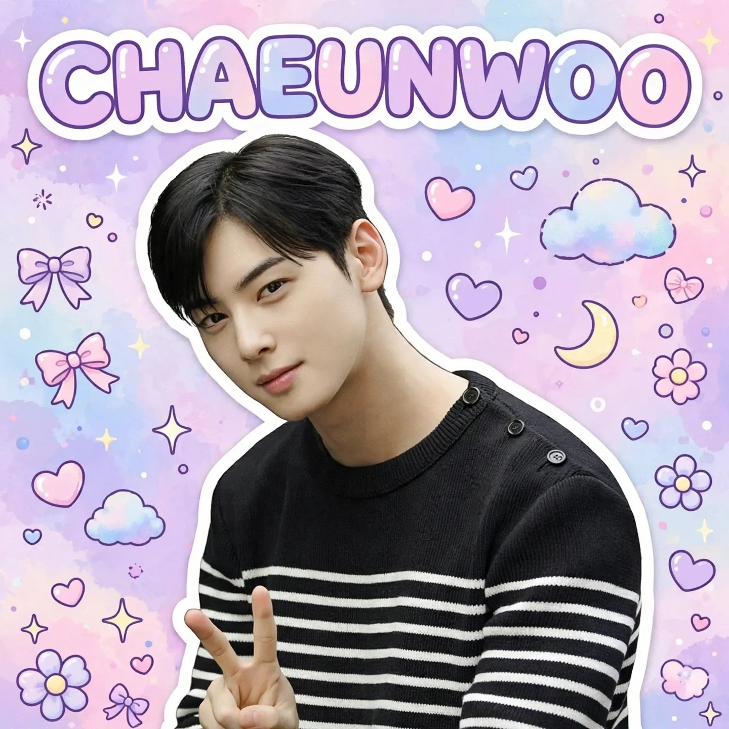 Behind-the-scenes cut of Cha Eunwoo