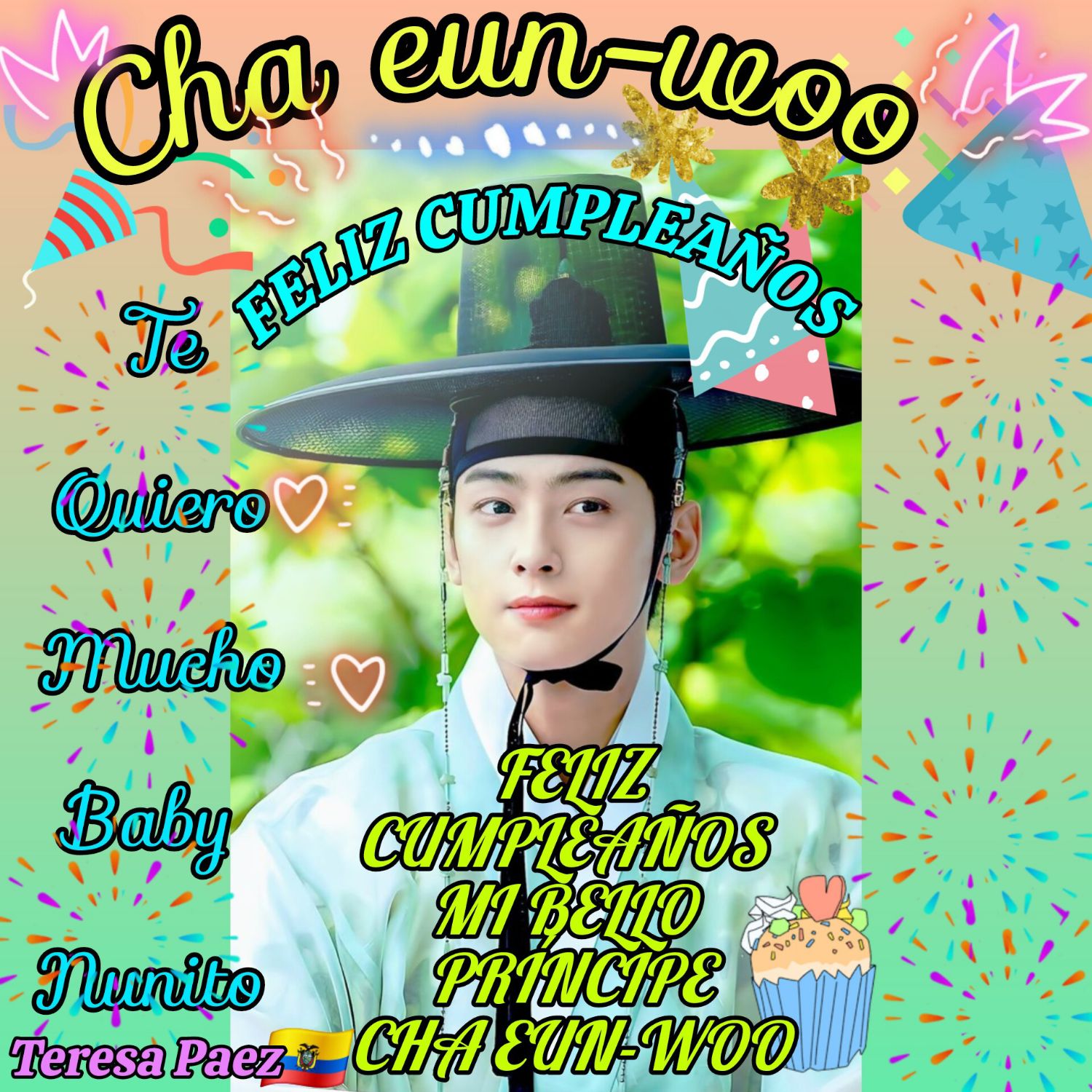 Recent activity shot of Cha Eunwoo