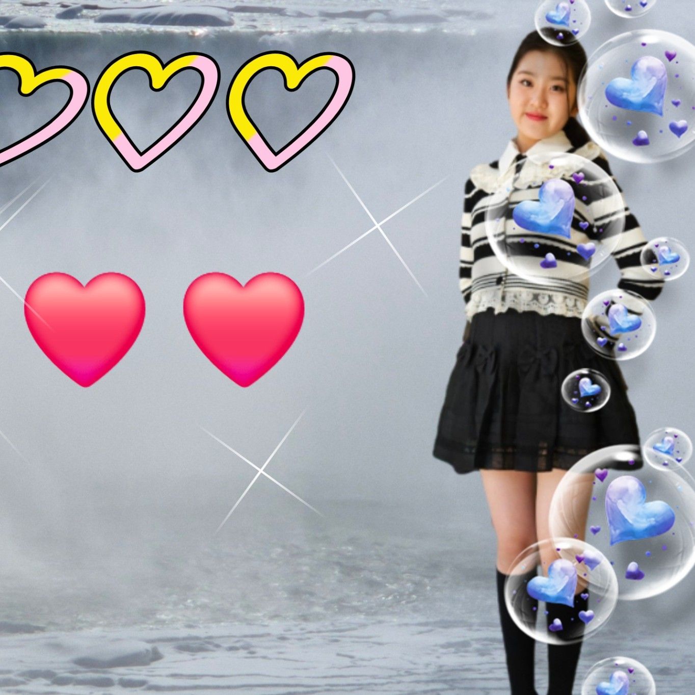 A moment captured by a fan of Yoon Yoonseo