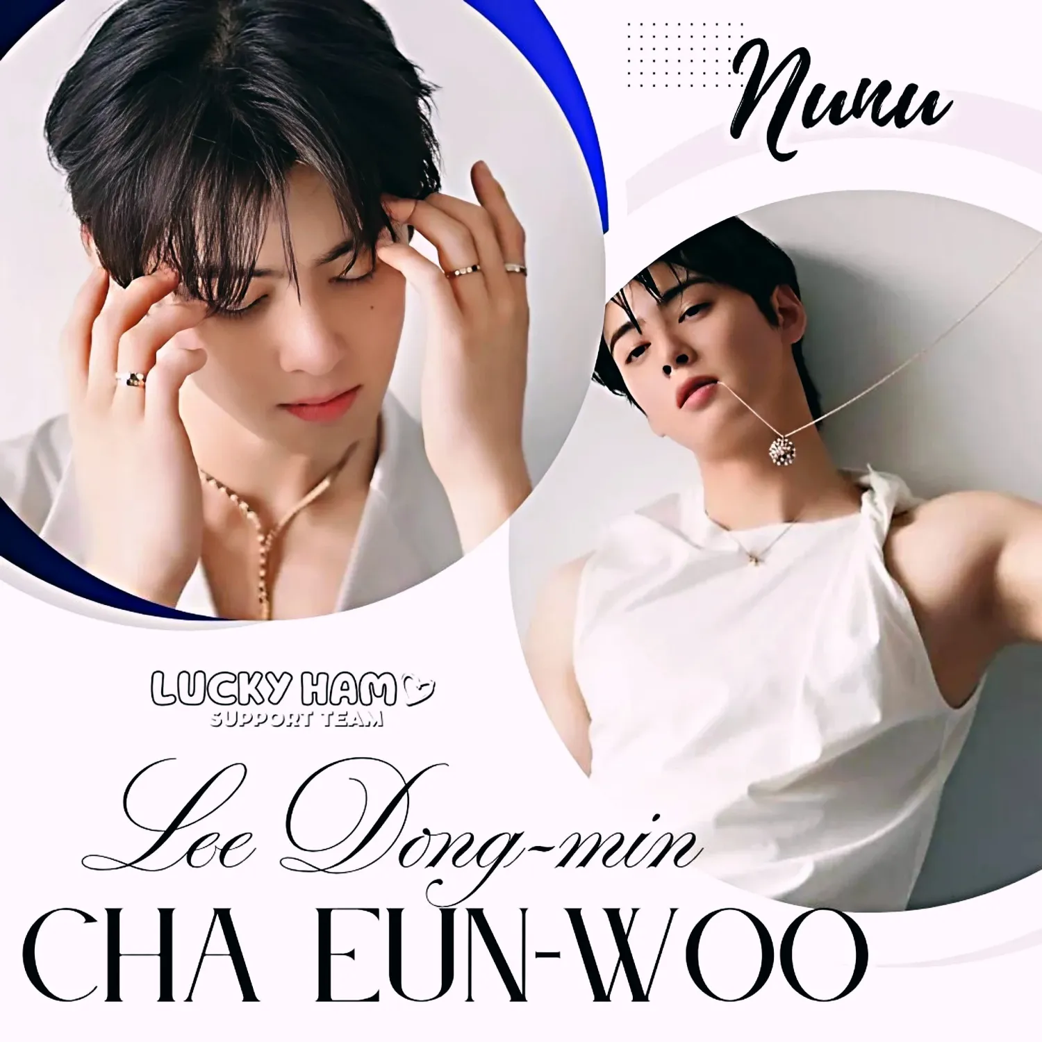 Behind-the-scenes cut of Cha Eunwoo