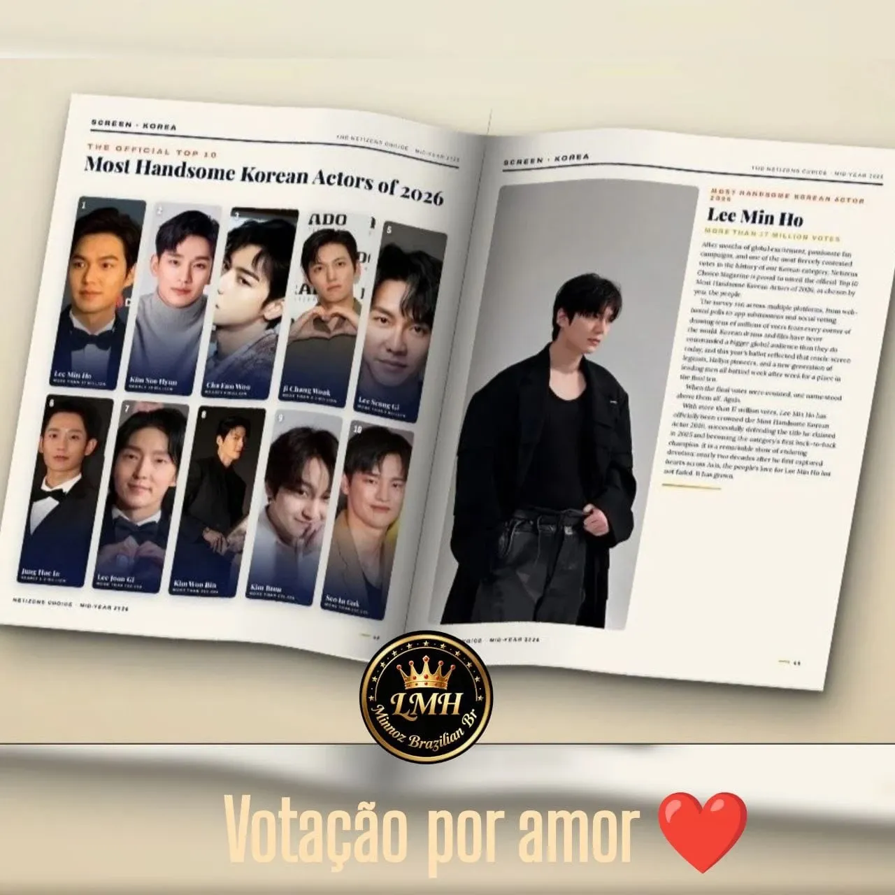 Behind-the-scenes cut of Lee Minho
