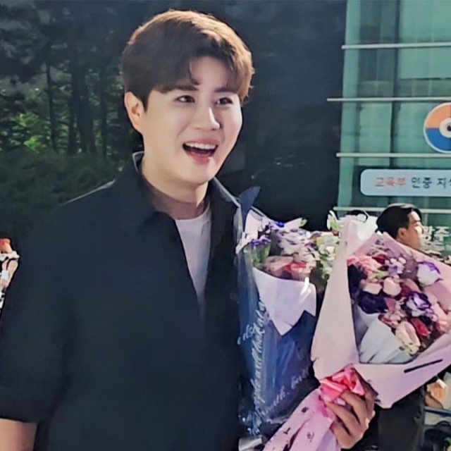 粉絲拍下的晉海成瞬間