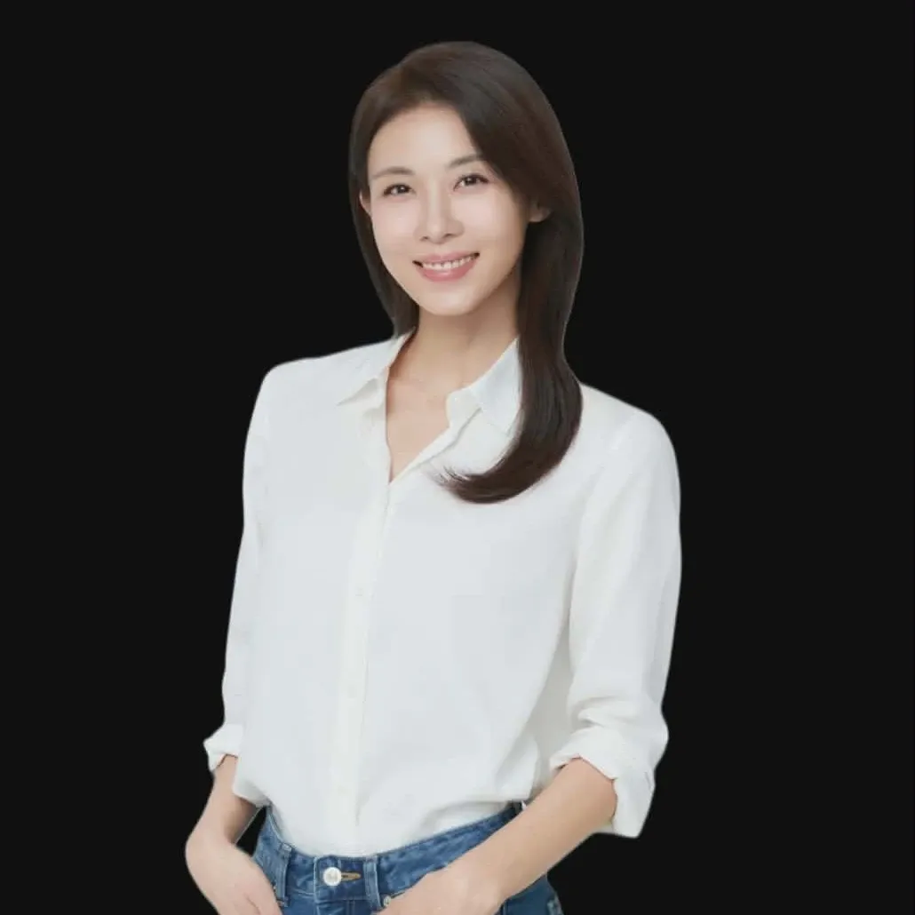Behind-the-scenes cut of Ha Jiwon