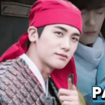 Behind-the-scenes cut of Park Hyungsik