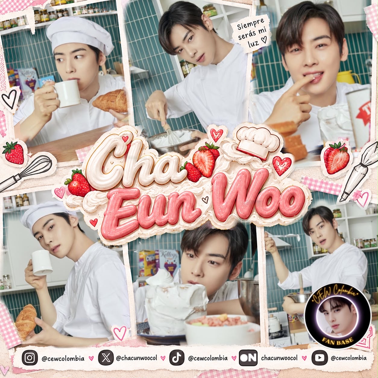 Behind-the-scenes cut of Cha Eunwoo