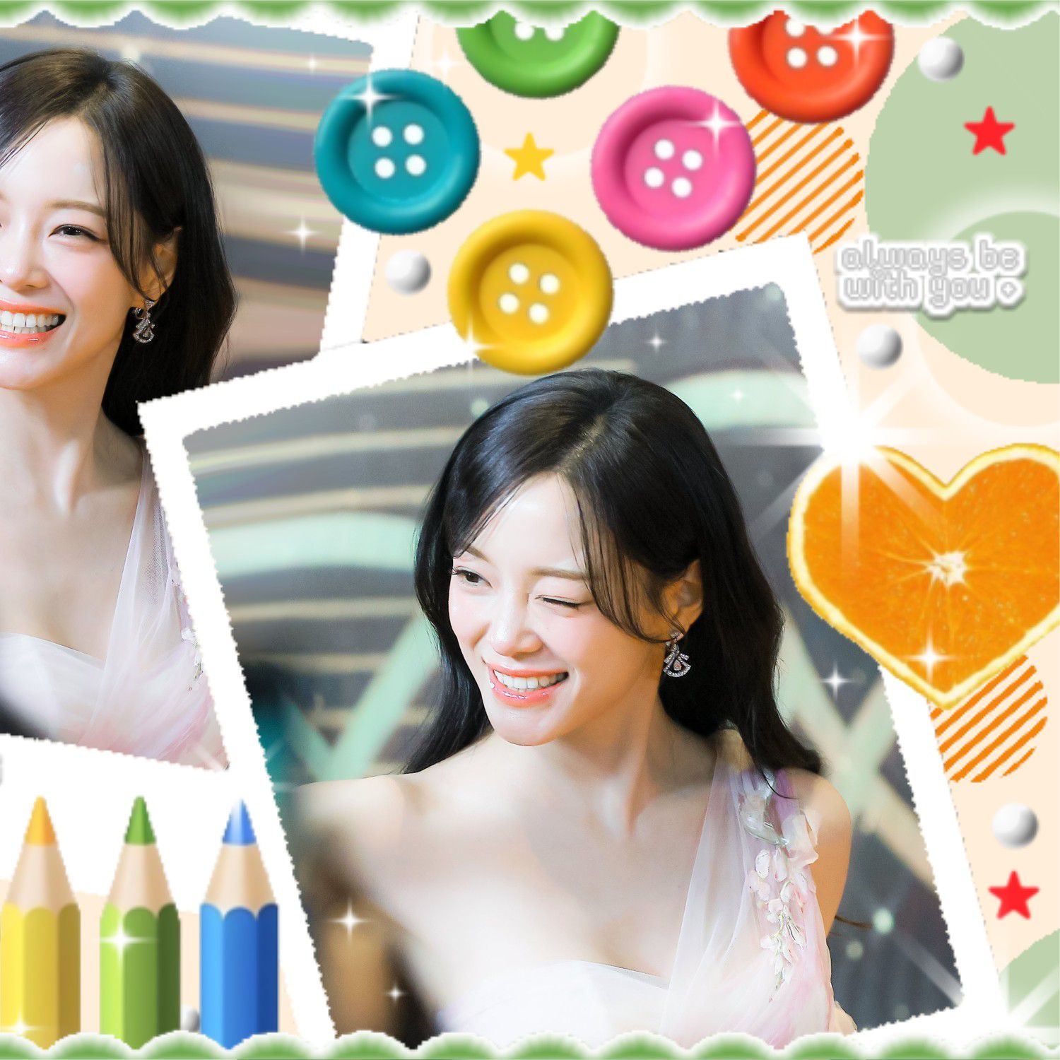 Behind-the-scenes cut of Kim Sejeong