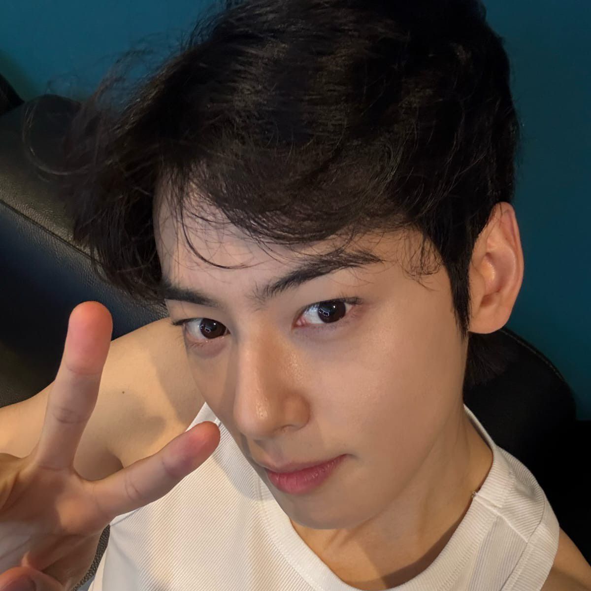 Behind-the-scenes cut of Cha Eunwoo
