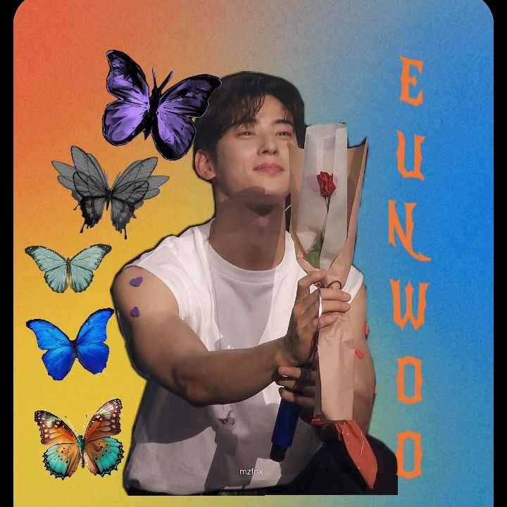 A moment captured by a fan of Cha Eunwoo