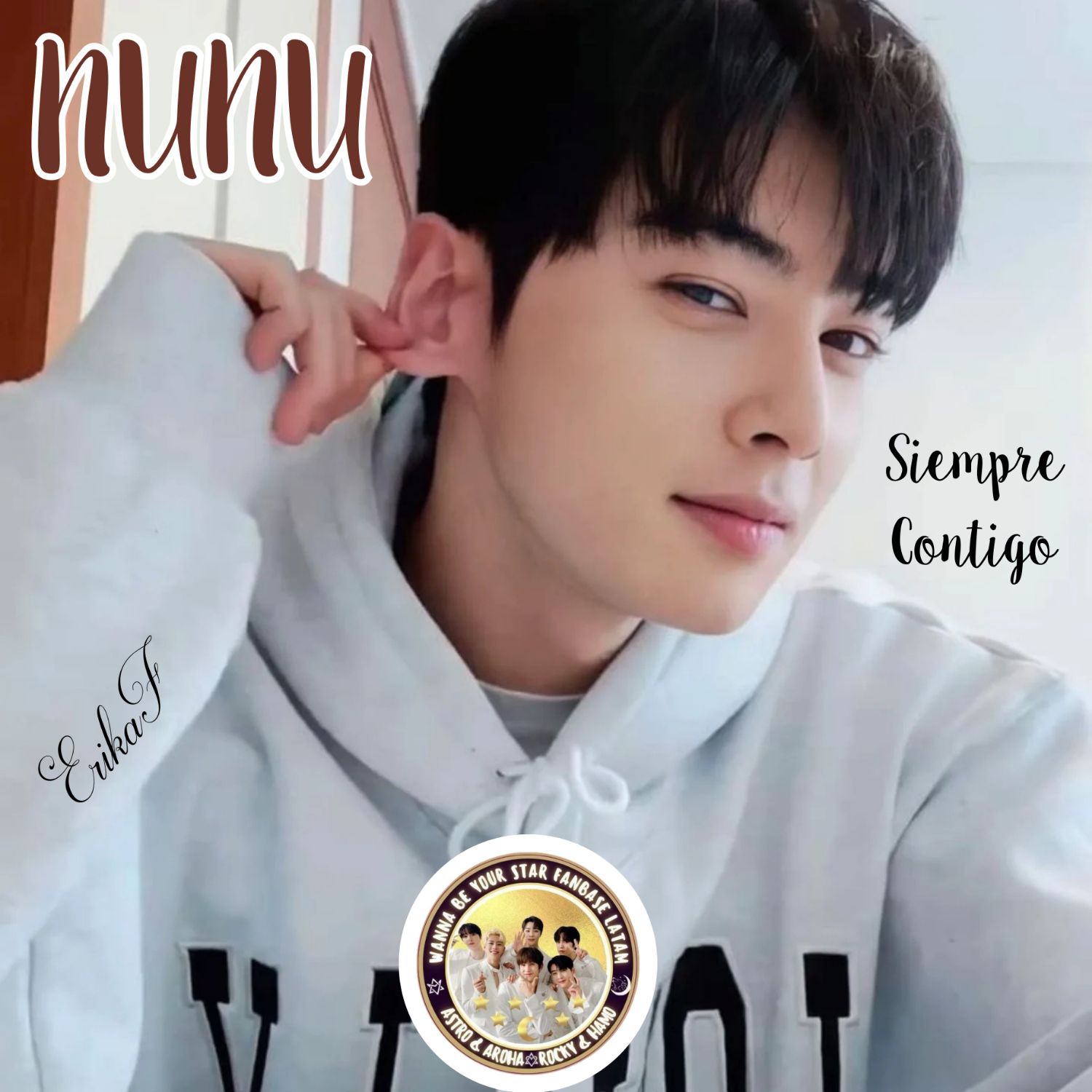 A moment captured by a fan of Cha Eunwoo