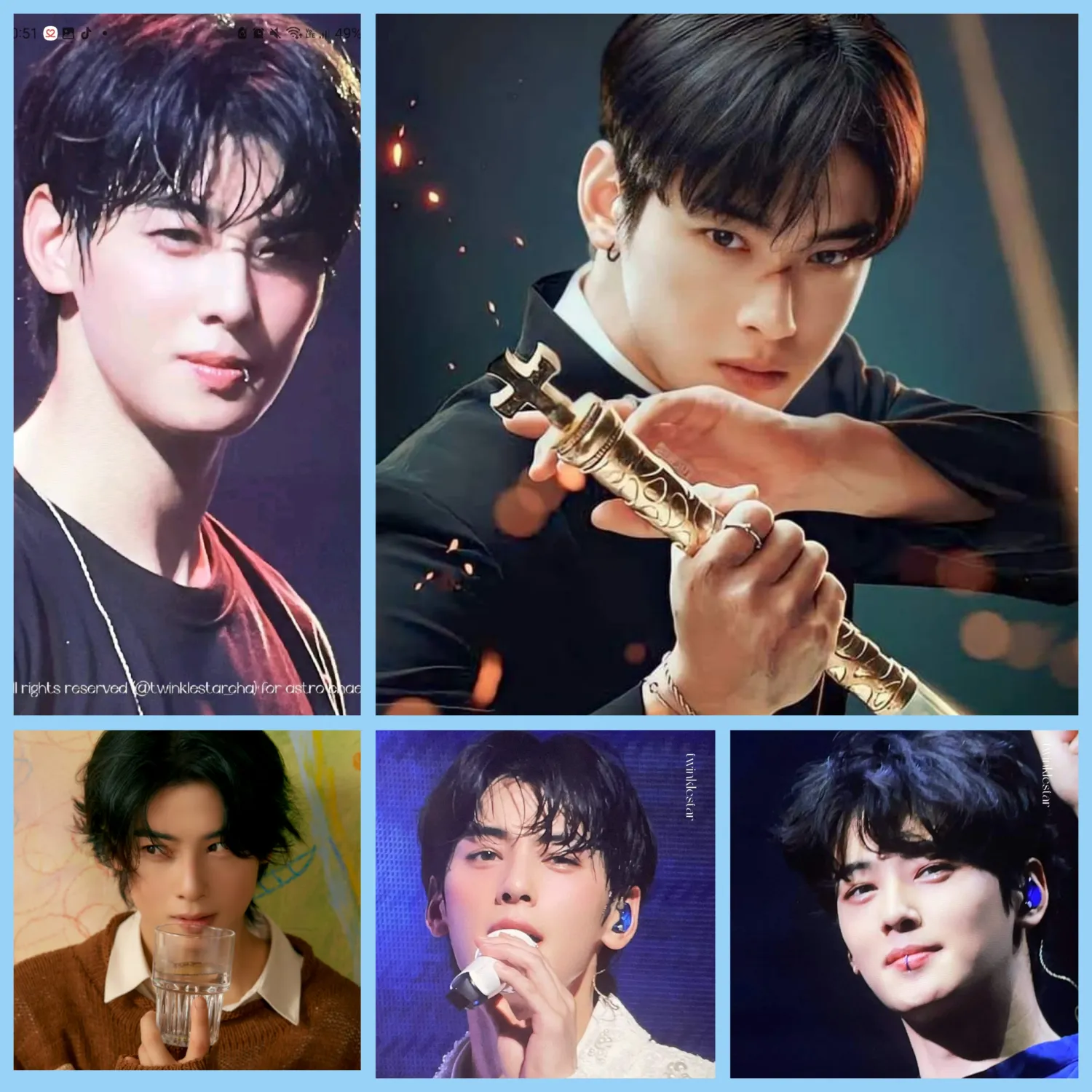 A moment captured by a fan of Cha Eunwoo