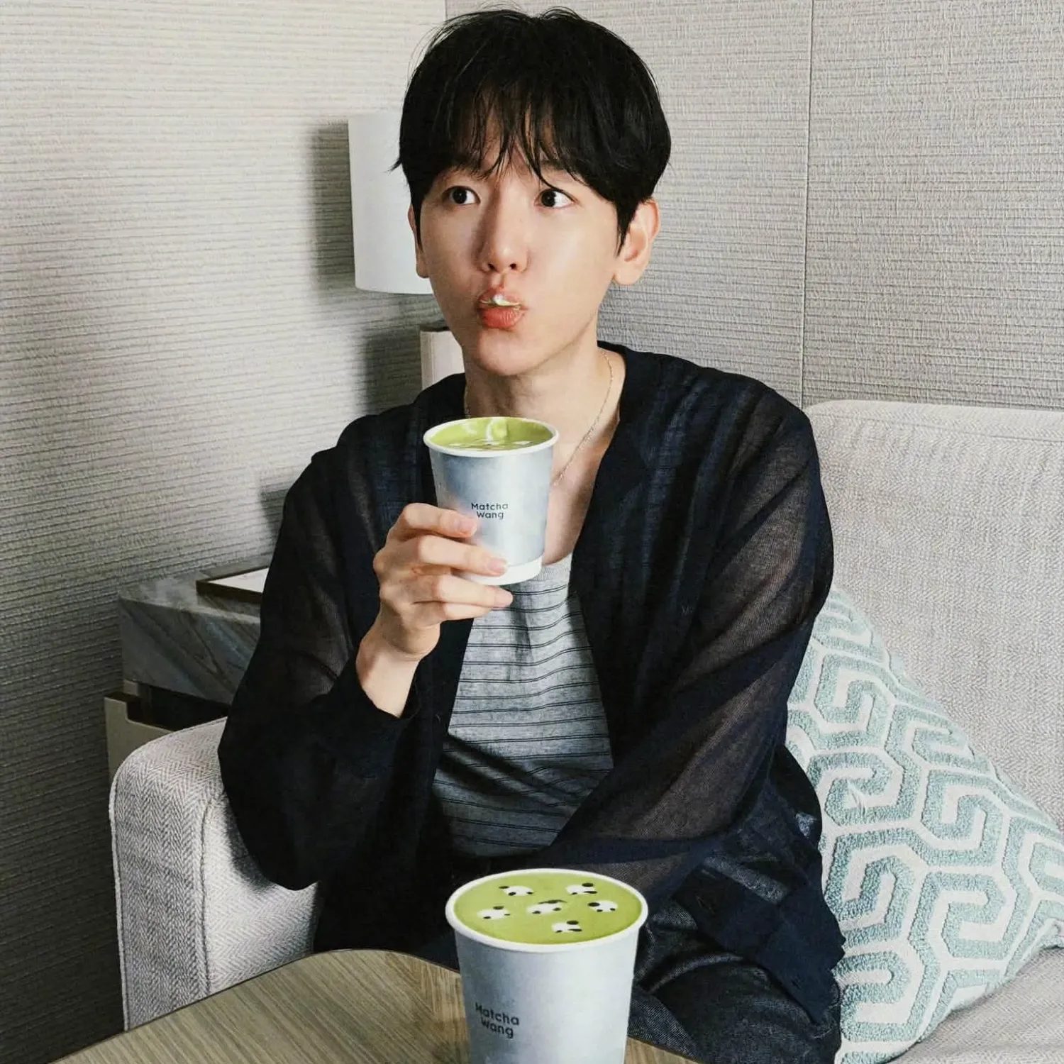 Behind-the-scenes cut of Baekhyun