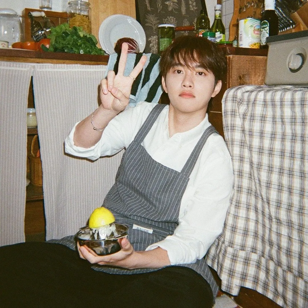 도경수 (디오)의 비하인드 컷