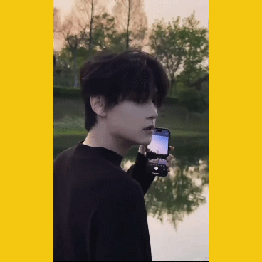 A moment captured by a fan of Tian Xuning