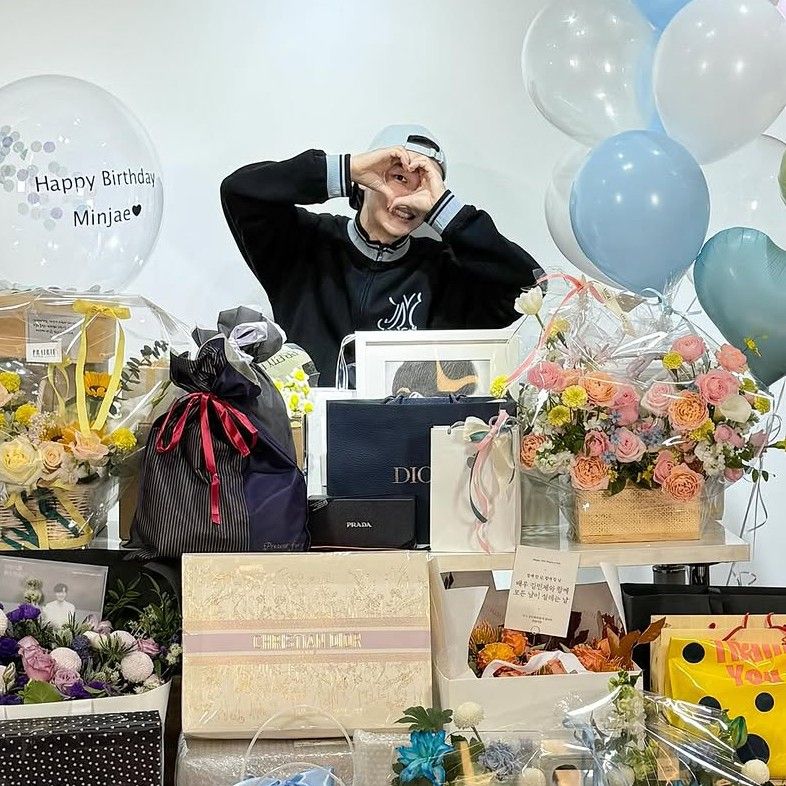 Recent activity shot of Kim Minjae