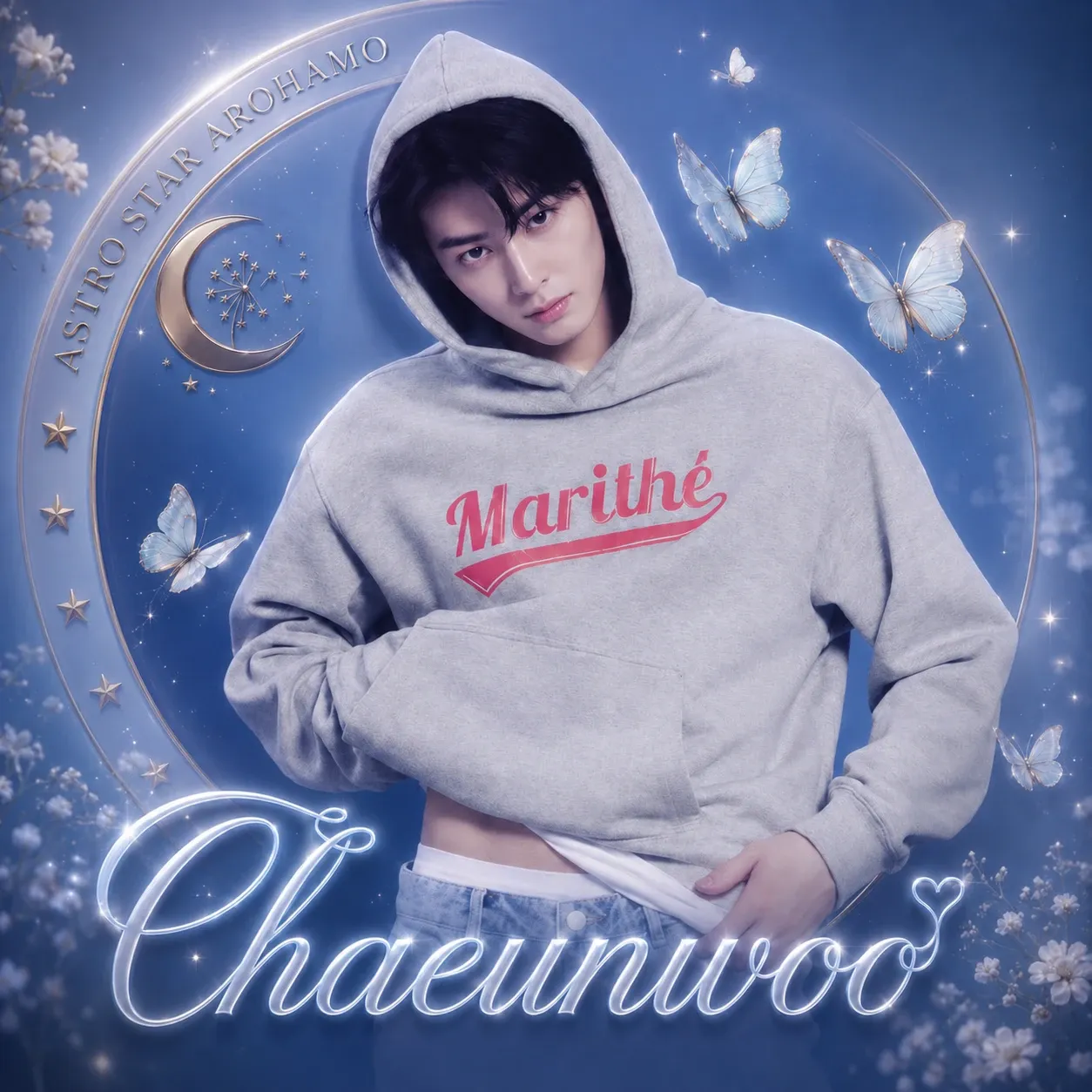 Behind-the-scenes cut of Cha Eunwoo