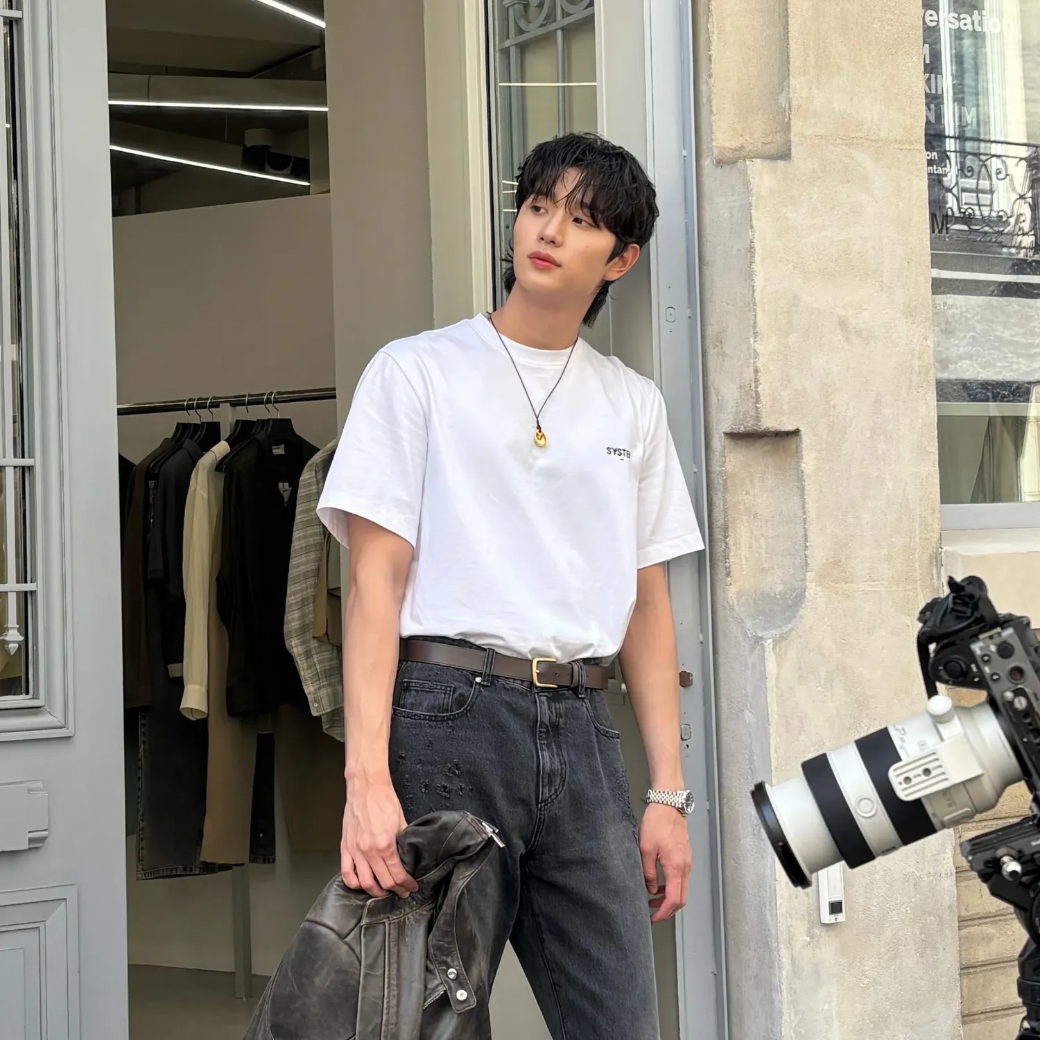 Recent activity shot of Kim Jaewon