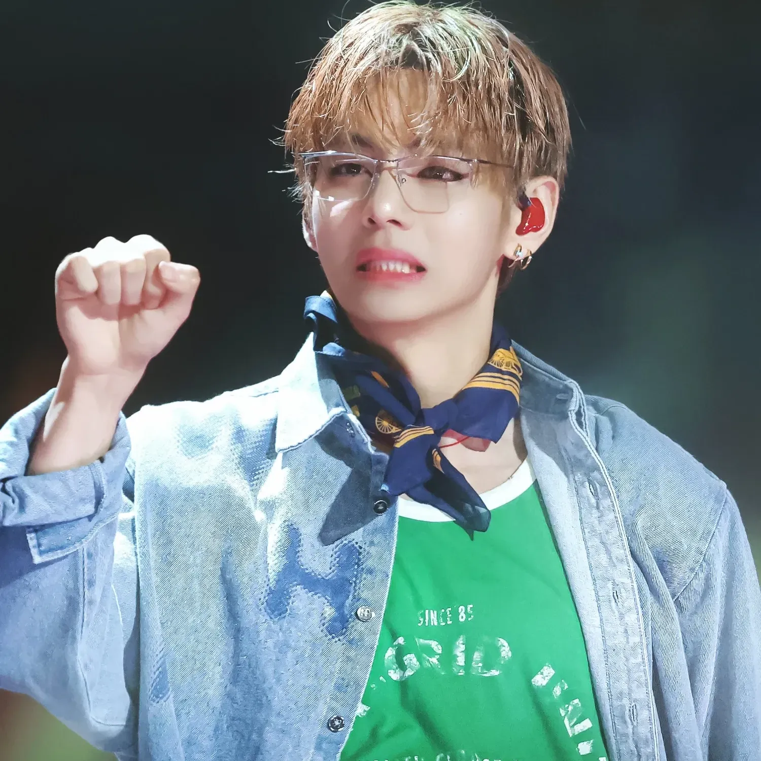 Recent activity shot of Kim Taehyung (V)
