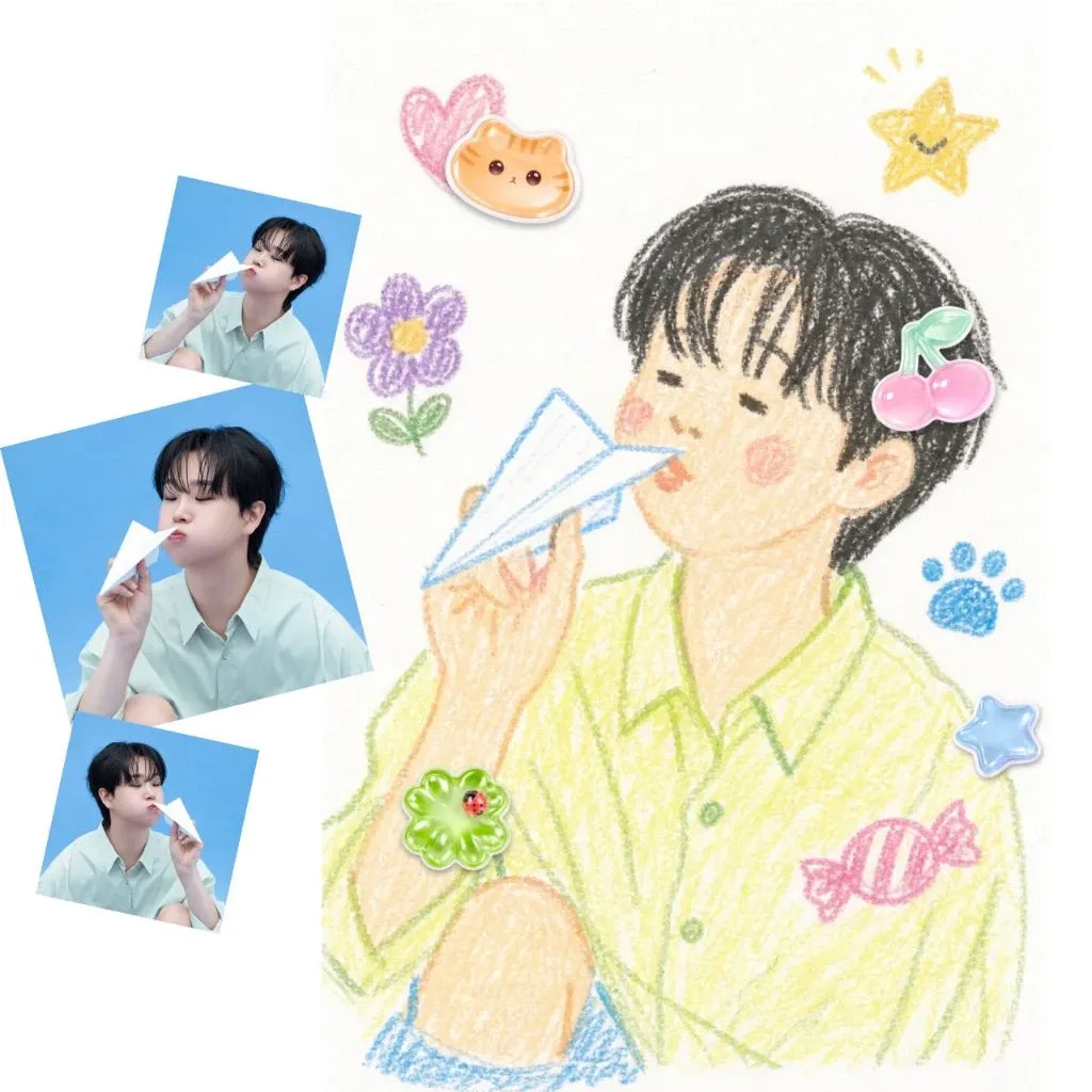 Recent activity shot of Song Minjun