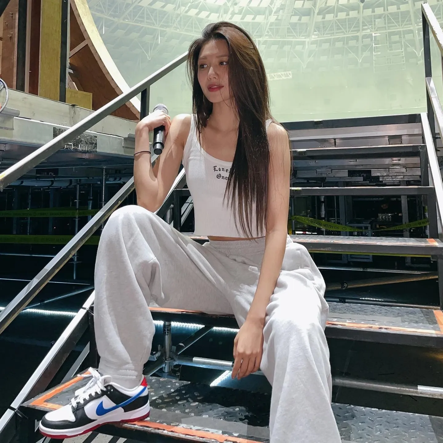 A moment captured by a fan of Sooyoung