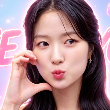 Behind-the-scenes cut of Kim Hyeyoon