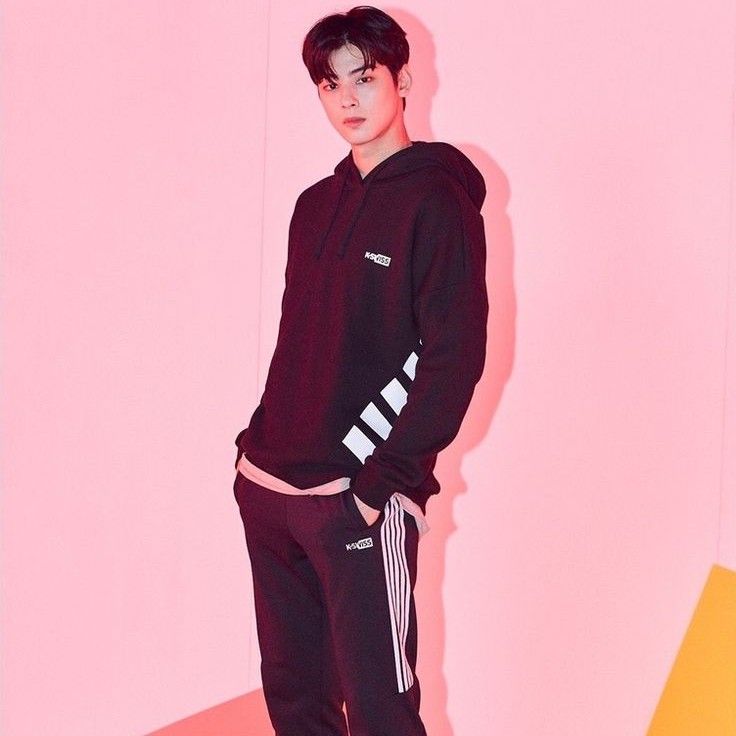 A moment captured by a fan of Cha Eunwoo