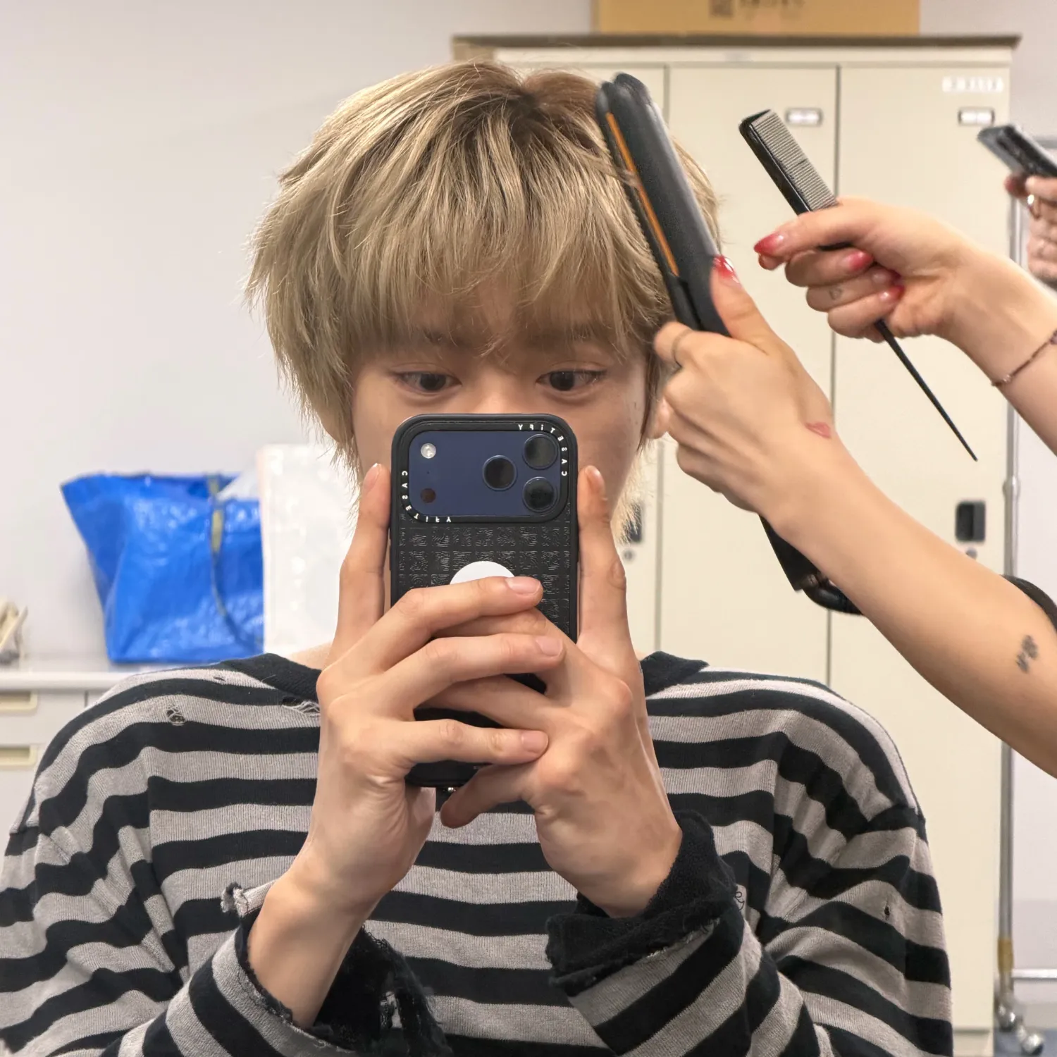 Behind-the-scenes cut of Chanyeol